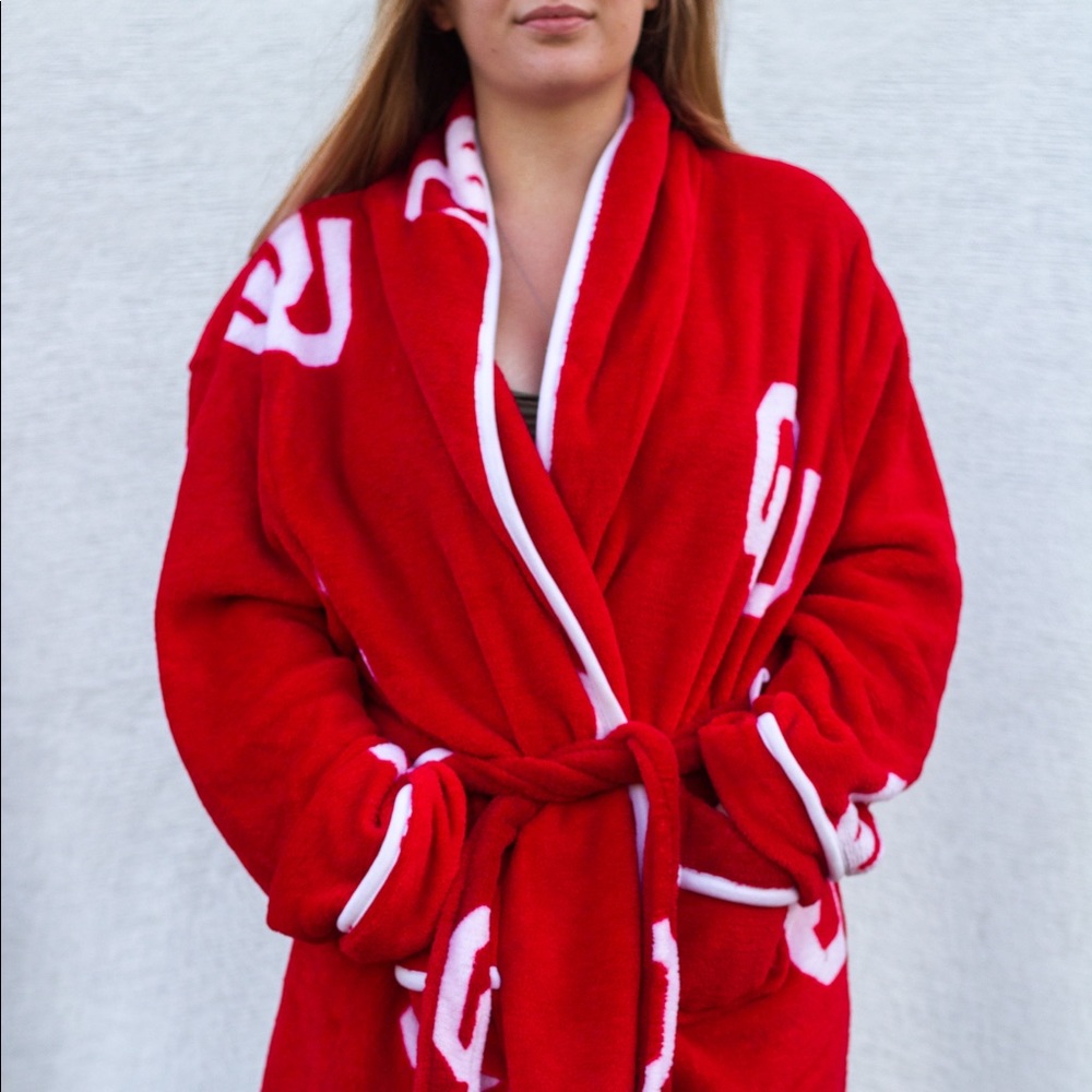 University of Oklahoma Fleece Bathrobe